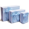 Gift Box with Lid for Present, Set of 3 Pink