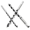 JIUWU 5pcs Lengthen Wookworking Auger Bit Set Long Hex Shank