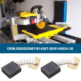 eMagTech 2 Pairs Miter Saw Carbon Brushes Compatible with DeWalt D24000/DW713/DW715/DW716 Compatible with Ridgid BTS20R-1/BTS21