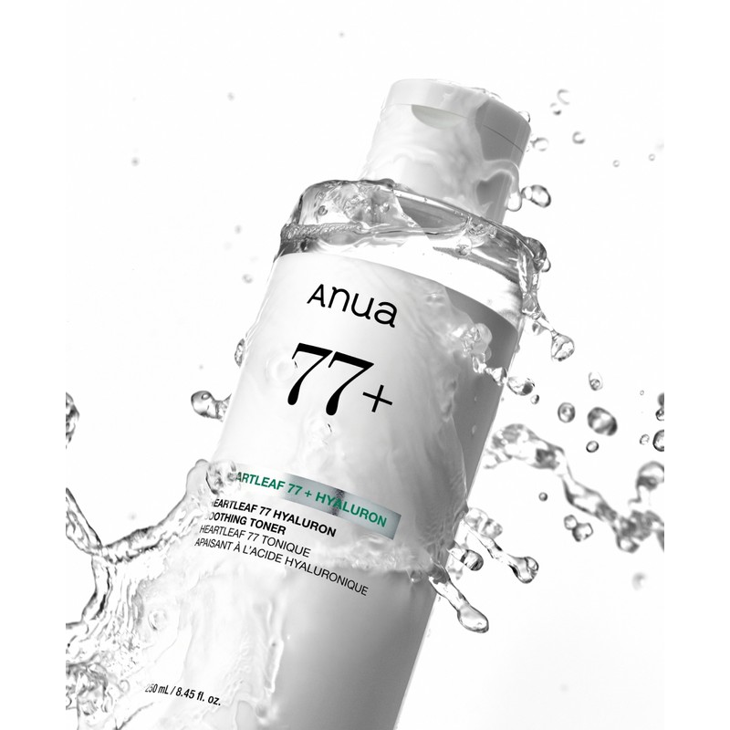 Anua Houttuynia cordata 77 Hyaluronic Acid Moisture Calming Toner 250ml,