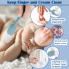 2Pack Baby Diaper Cream Spatula,Soft Silicone Diaper Cream Applicator,Butt Paste