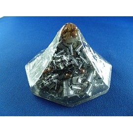 8 Sided Crystal Clear Pyramids Crystal Orgone Generator Energy Accumulator PERFECT GIFTING TOOL!!!! Made 528Hz Frequency with OM Chants Many Beautiful Ingredients and Colors!!