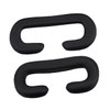 GRIRIW 2pcs Pu Leather Vr Eye Mask Sponge Cushion for
