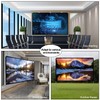 SKERELL Outdoor Projector Screen with Stand 100 Inch: Portable Projection