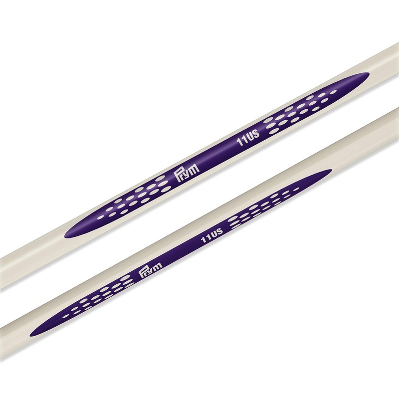 Prym Ergonomics 14-Inch Single-Point Knitting Needle, Size 11 (2-Pack)