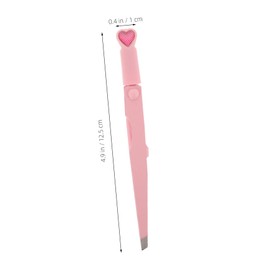 FOMIYES Professional Stainless Steel Eyebrow Tweezer Clip Trimmer Shaper Tool for Women