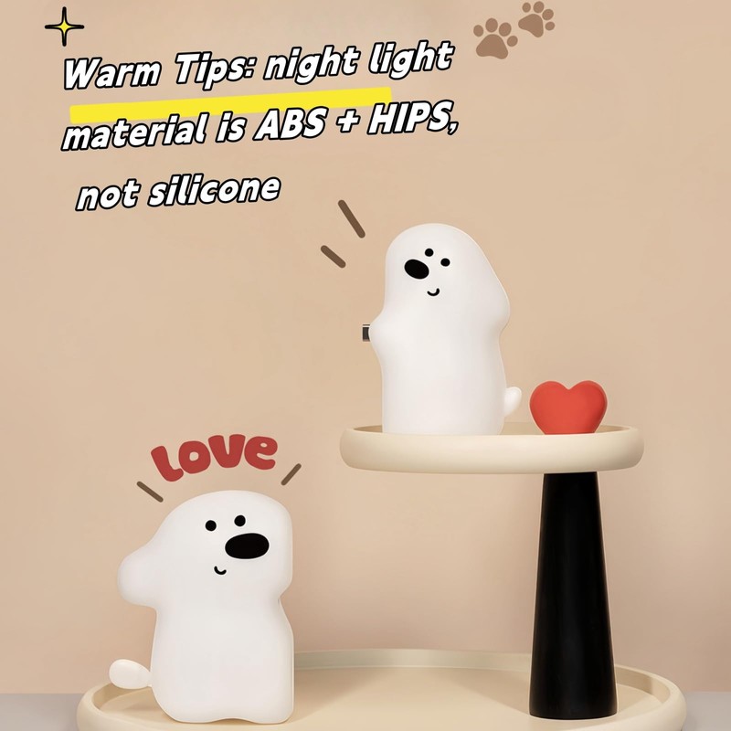 Danolt Dog Night Light, Dog Lamp, Animal Night Light