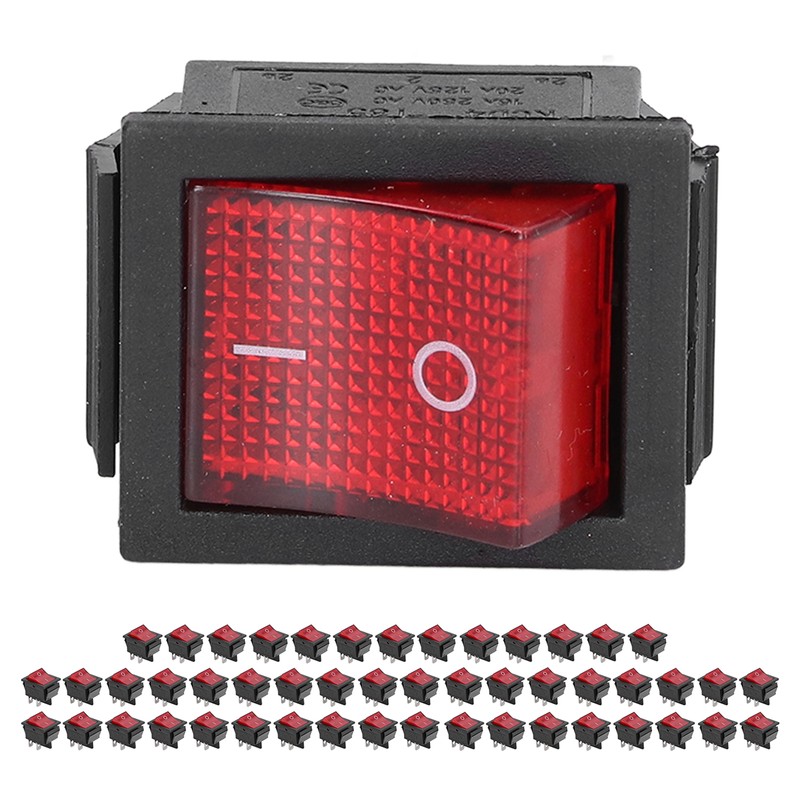 50PCS Snap Power Switch Brass 4 Pin 2 Position Mini