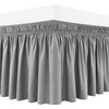 AzulHome Bed Skirts Dust Ruffle for King/California King Size Bed,