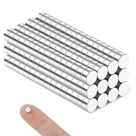 Pack of 180 Magnets Strong 5 x 3 mm, Neodymium Magnets Extra Strong Small Magnets Fridge Strong Magnets Round Mini Magnets for Magnetic Board, Whiteboard, Pin Board, Office