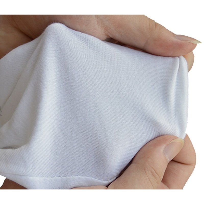 12Pcs/6 Pairs 8.27 Inches White Cotton Gloves Work Gloves One