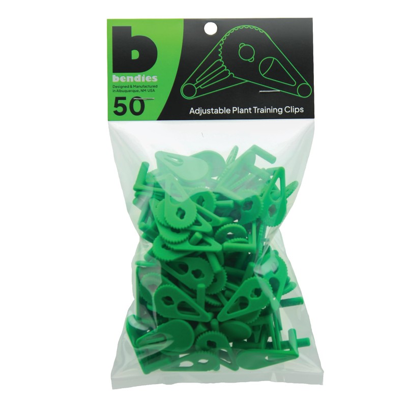 Bendies LST Plant Training Clips 50 Pack Green - v2.0