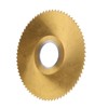 Circular Saw Blade 72 Teeth Ti Plated High Speed Steel