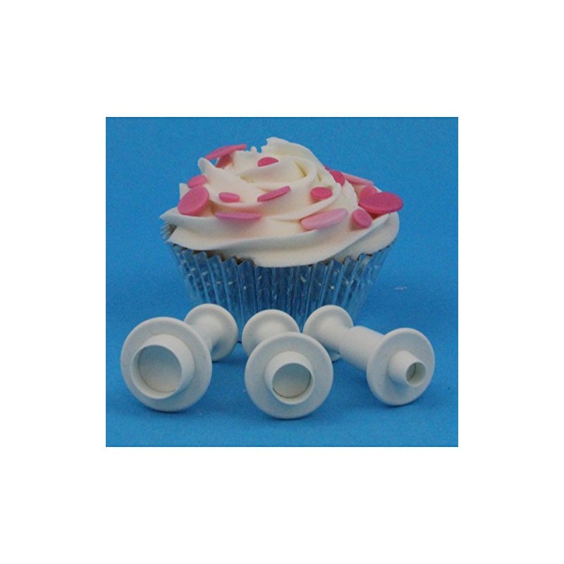 PME MR151 Round Plunger Cutters, Small, Medium, Large Sizes, Set