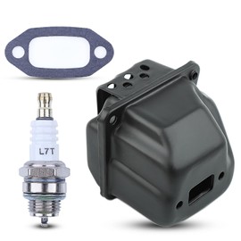 Atunee Exhaust Muffler Gasket Kit Fit for Stihl 024 026 026 Pro MS260 MS 260 PRO Chainsaw with Spark Plug Replace 11211400606