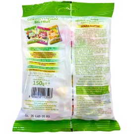 Dufour Big Frut Mediterranean Fruit Italian Jelly Candy 5.29 oz. (150g)(Pack of 2) - Pates de Fruits - Italian Delicacies - Fruit Candy - Soft Fruit Gummies - Gelèes - 22% Fruit - Specialty Candy