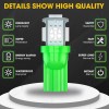 AQJ 10X Green LED Bulbs Instrument Cluster Panel Backlight Gauge