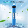 2pcs Reverse Osmosis Parts Water Filter Membrane, RO Membrane Reverse