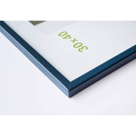 accent by nielsen Wooden Picture Frame Zoom 21 x 29.7 cm (A4) Dark Blue