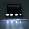 Middle Size Roof Rack Luggage With LED Lights Quadrate for