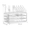 GC GLOBALCOMMERCE Portatrucco Organizer per Make Up con 4 Cassetti