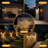 btfarm 2 Pack Solar Wall Lights Outdoor,3 Modes Motion Sensor