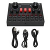 Bluetooth Live Sound Card 8 Modes Voice Changer Sound Mixer