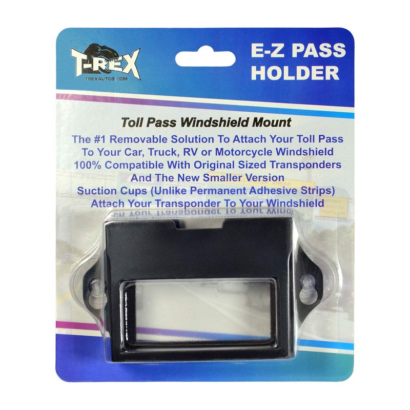 USCAN 3013100601 Black EZ Pass Toll Tag Holder, 1 Pack