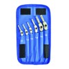 Set 6 Chrome Torx Hex Pro Wrenches T25-T50 with Pouch