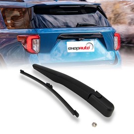 Rear Windshield Wiper Arm Blade Assembly Kit Compatible with 2020-2023 Ford Explorer Rear Window Wiper Replacement LB5Z-17526-B, LB5Z-17528-CA