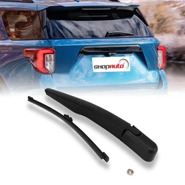 Rear Windshield Wiper Arm Blade Assembly Kit Compatible with 2020-2023 Ford Explorer Rear Window Wiper Replacement LB5Z-17526-B, LB5Z-17528-CA