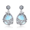 Butterfly Earrings 925 Sterling Silver Moonstone Butterfly Earrings Butterfly Jewellery