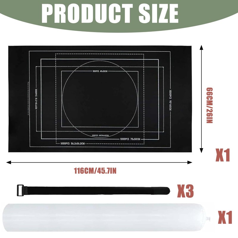 Puzzle Mat, Puzzle Rug, Jigsaw Mat, with up to 1000