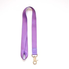 Long Neck Lanyard Key Chain, Cool Lanyard Key ID Badge Wallet Phone,The Elegant, Minimalist Look is Suitable For Men or Women, Whether You are a Teacher, Nurse or Business Person,Student （purple）