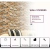 10pcs Pegatina Pared Patron Ladrillo Papel Tapiz 3d 35x38cm