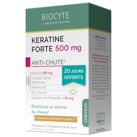 Biocyte Keratine Forte Anti-Chute 3 x 40 Capsules