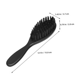 Ipetboom Men's Facial Hair Brush with Ergonomic Handle Versatile Grooming Tool for Beard Care Hair Styling Comfortable Grip for Daily Use