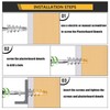 Zinc Self-Drilling Drywall Anchors with Screws Kit, 40Pcs Self Drilling