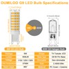 DUMILOO G9 LED Bulb 6W,60W Halogen Equivalent,2700K Warm White,High Brightness