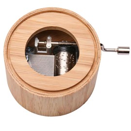 Crank Mechanism Green-Line Classic Edition Framed Bamboo Musical Box Fascination Waltz