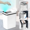 Zinueen Bathroom Bin 12L Sensor Cosmetic Bin - Bin with