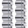 Pelopy 8 Pcs Sign Standoff Screws Advertising Screws Stainless Steel