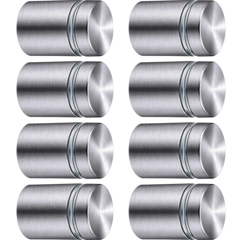 Pelopy 8 Pcs Sign Standoff Screws Advertising Screws Stainless Steel