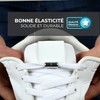 Flat Elastic Shoelaces - 2 Pairs - Knotless Elastic Shoelaces