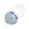 Baluue 2pcs Heart Shape Makeup Eggs Dry/wet Beauty Sponges Soft