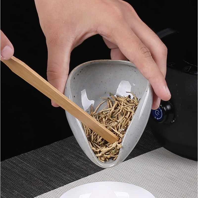Mozacona Ceramic Coffee Scoop Coffee Bean Weighing Bowl Coffee Powder