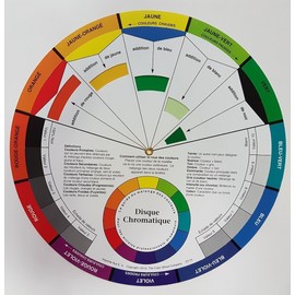 EMI CRAFT - Circular Disc Chromatic Diameter 24 cm French Double Sided