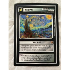 Star Trek CCG 1E Rules of Acquisition STARRY NIGHT Rare Card NEVER PLAYED