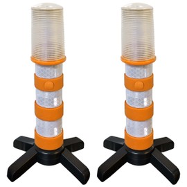 Road Emergency Beacon LED Flare KIT (Orange) with Storage Case