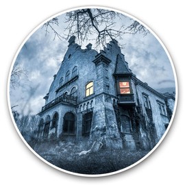 Vinyl Stickers (Set of 2) 20cm - Haunted Hill House Horror Movie #16191